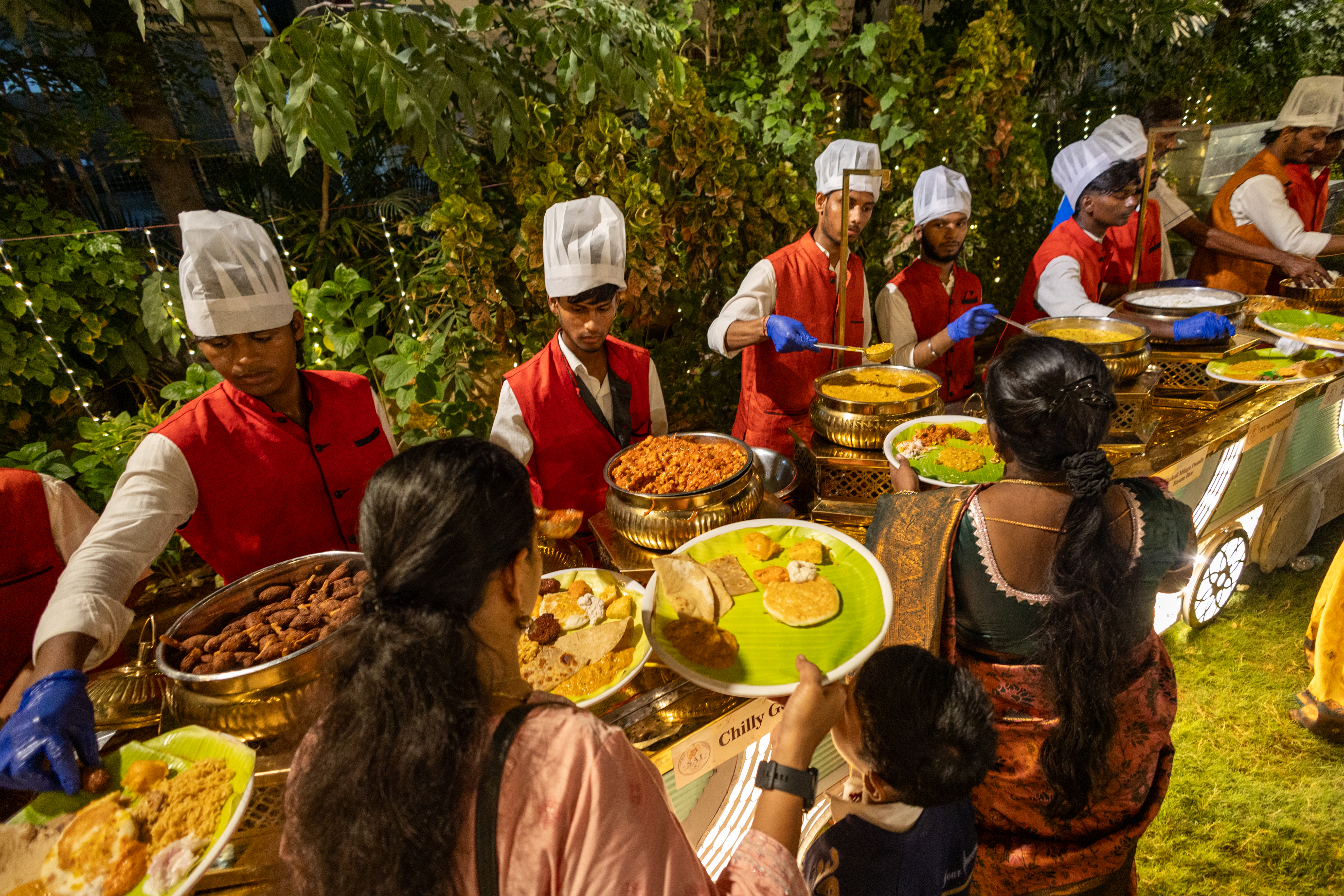 Seemantham food arrangement